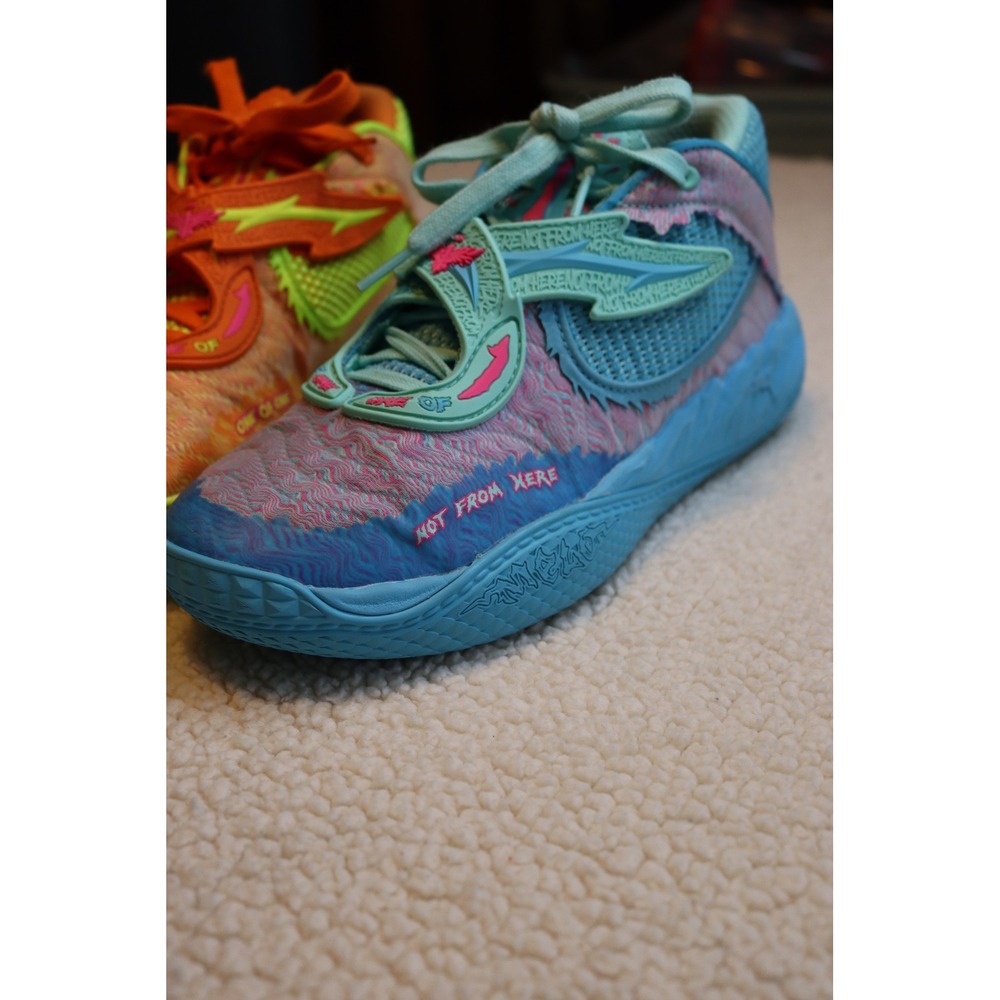 Puma MB.01 Rick and Morty LaMelo Ball Mismatched Basketball Shoes 312130-01 7.5 - Picture 4 of 12